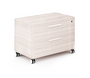 Potenza Freestanding Executive Lateral File Cabinet - Blanc de Gris (CD-M7275-3-BDG)