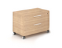 Potenza Freestanding Executive Lateral File Cabinet - Miele (CD-M7275-3-MI)