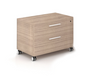 Potenza Freestanding Executive Lateral File Cabinet - Noce (CD-M7275-3-N)