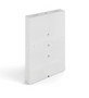 Media wall center, access doors, adjustable height panels, wire management access (must be attached to a wall), 48"W*10"D*69"H Blanco (CD-MWU-B)