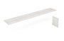Transactional Rectangular Top for Reception Desk, Support Panel for Double Reception Blanc de Gris (CD-P-REC-TTSL-BDG)