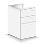 Deluxe Box/Box/File Pedestal Blanco Laminate (CD-P22BBF-B)