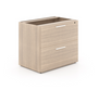 2 Drawer Lateral File Cabinet w/O Top, Noce Laminate 34'W (CD-P3422L-1-N)