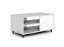 Potenza Laminate Coffee Table with Blanco Front Panels, Blanc de Gris. 1 Adjustable Shelf (CD-P422416LCT-BDG)