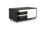 Potenza Laminate Coffee Table with Blanco Front Panels, Espresso. 1 Adjustable Shelf (CD-P422416LCT-E)