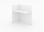 Reception 42' Angled Left Return, Blanco Laminate (CD-P42LRT-B)