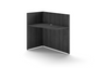 Reception 42' Angled Left Return, Grigio Laminate (CD-P42LRT-G)