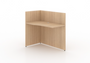 Reception 42' Angled Left Return, Miele Laminate (CD-P42LRT-MI)