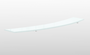 Curved Reception Desk with Glass Transactional Counter Top (Pure White) (1/2) Blanc de Gris (Vertical Grain Direction) (CD-P60CRD-1-BDG-NEW_VGD)