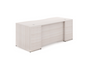 Rectangular Desk Shell, Blanc de Gris Laminate (CD-P6630-BDG)