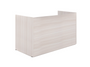 Inside Curved Reception Desk Shell, Blanc de Gris Laminate (CD-P7236RD-BDG)