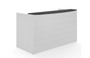 Bow Front Grigio Laminate Floated Transactional Top (CD-P7236RD-LT-G)
