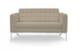 Piazza Love Seat Sand Bonded Leather (CD-PIAZZA2S)