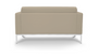 Piazza Love Seat Sand Bonded Leather (CD-PIAZZA2S)