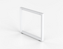 Veloce O Leg 30'D (2 Per Carton) White Frame (CD-V30-WH (2))