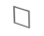 Veloce O Leg 36'D (2 Per Carton) Grey Frame (CD-V36-G (2))