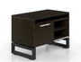 Open Storage/Bookcase 22"Hx36'W-Espresso - Black Base (CD-VLS36-BLK-E)