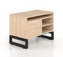 Open Storage/Bookcase 22"Hx36'W-Miele - Black Base (CD-VLS36-BLK-MI)