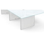 3 Legs and Hardware for Conference Table 120" & 138" - Blanco Compatible with Laminate and Glass Top (CD-12048CT-2-B-NEW), alternate view 3 (CD-12048CT-2-B-NEW)