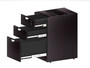 Boss Office Suite 66" Desk with Box/Box/File Pedestal and File/File Pedestal, Mocha (GROUPA22-MOC)
