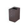 Boss Office Suite 60" Desk with Box/Box/File Pedestal, Driftwood (GROUPA23-DW)