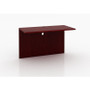 Boss Office Suite Ofice Products 71 Inch Executive U-Shaped Curved Bow Desk with Box/BoxFile Storage Pedestal and 4 Door Hutch, Mahogany (GROUPAH-M)