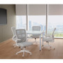 Boss Office Suite 36" Square Table and Chairs, White (GROUPS401-A)