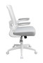 Boss Office Suite 36" Square Table and Chairs, White (GROUPS401-A)