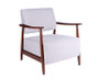 Minimalist Guest Lounge Chair - Kona Frame w/ Sand Fabric (MOSWAVKFSAND)