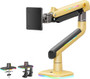 NB Gaming Monitor Arm for Screen up to 60 inches, Holds 44 lbs(20 kg), VESA 75/100, RGB Light, Heavy Duty Monitor Stand (MOSNBMONITORARM)