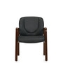Guest Chair with Wood Accents - Cordovan (OTG11770BCX)