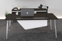 Espresso One Suite L-Desk with Open Return/Credenza (CD-OSLD-E(GROUP))