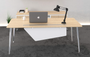 Miele One Suite L-Desk with Open Return/Credenza (CD-OSLD-MI(GROUP))
