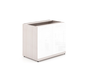Blanc De Gris 2 Door Storage Cabinet with Glass Doors (CD-P3422S-1-BDG(GROUP))