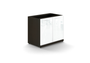 Espresso 2 Door Storage Cabinet with Glass Doors (CD-P3422S-1-E(GROUP))