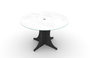 Grigio Round Glass Conference Table (CD-P48GT-G (GROUP))
