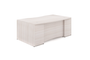 Blanc De Gris Bow Front Desk (CD-P7236-LM-BDG(Group))
