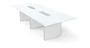 Blanco Glass Top Conference Table (CD-RGCT12048-B(GROUP))