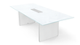 Blanco Deluxe Glass Top Conference Table (CD-RGCT9542-B(GROUP))