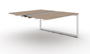Noce Veloce Double Station Add-On/Extension with Wire Management , White Frame (CD-VDS2448-AE-WH-N(GROUP))