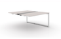 Blanc De Gris Veloce Double Station Add-On/Extension, White Frame (CD-VDS3066-AE-WH-BDG(GROUP))