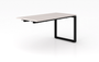 Blanc De Gris Add-on/Extension to Single Station, Black Frame (CD-VSS2460-AE-BLK-BDG(GROUP))