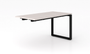 Blanc De Gris Add-on/Extension to Single Station, Black Frame (CD-VSS2466-AE-BLK-BDG(GROUP))