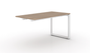 Noce Add-on/Extension to Single Station, White Frame (CD-VSS2466-AE-WH-N(GROUP))