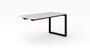 Blanc De Gris Add-on/Extension to Single Station, Black Frame (CD-VSS3060-AE-BLK-BDG(GROUP))