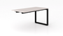 Blanc De Gris Add-on/Extension to Single Station, Black Frame (CD-VSS3672-AE-BLK-BDG(GROUP))