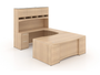 U-Shaped desk with Laminated Modesty Panel (P-106-MI(GROUP))