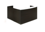 L-Shaped Reception Desk with Glass Transactional Floated Top (P-107-E(GROUP))