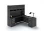 Grigio Credenza with Return and Hutch (P-117-G)