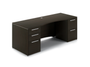 Espresso Double Pedestal Rectangular (P-119-E)